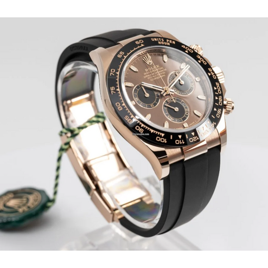 Daytona Rose Gold Chocolate Dial Black Ceramic Bezel