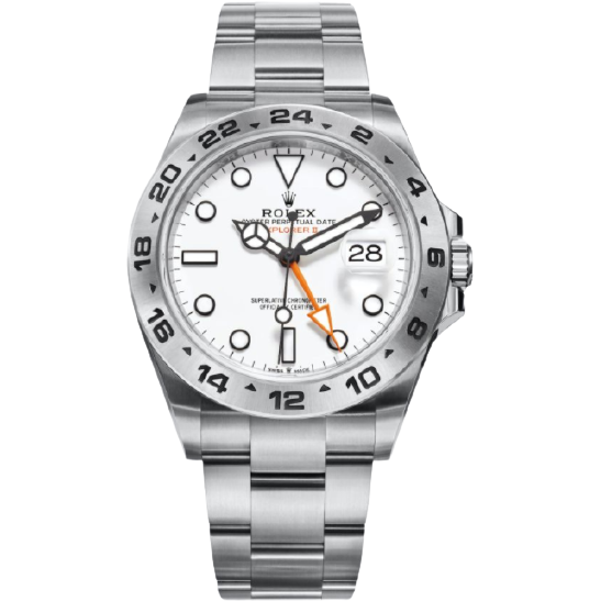 Explorer II Orange Hand Steel