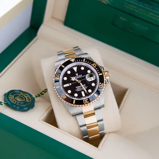 Submariner Date Black Dial Two Tone Gold