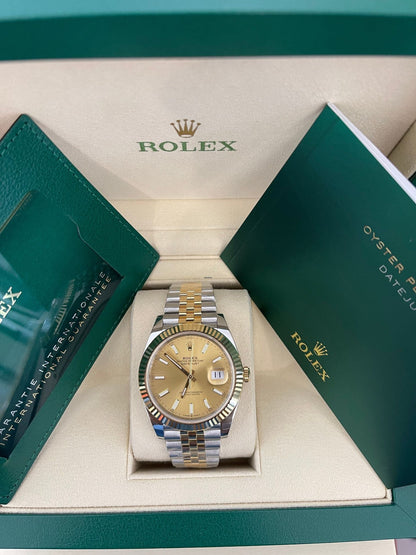 Datejust Champagne Dial Steel 41mm