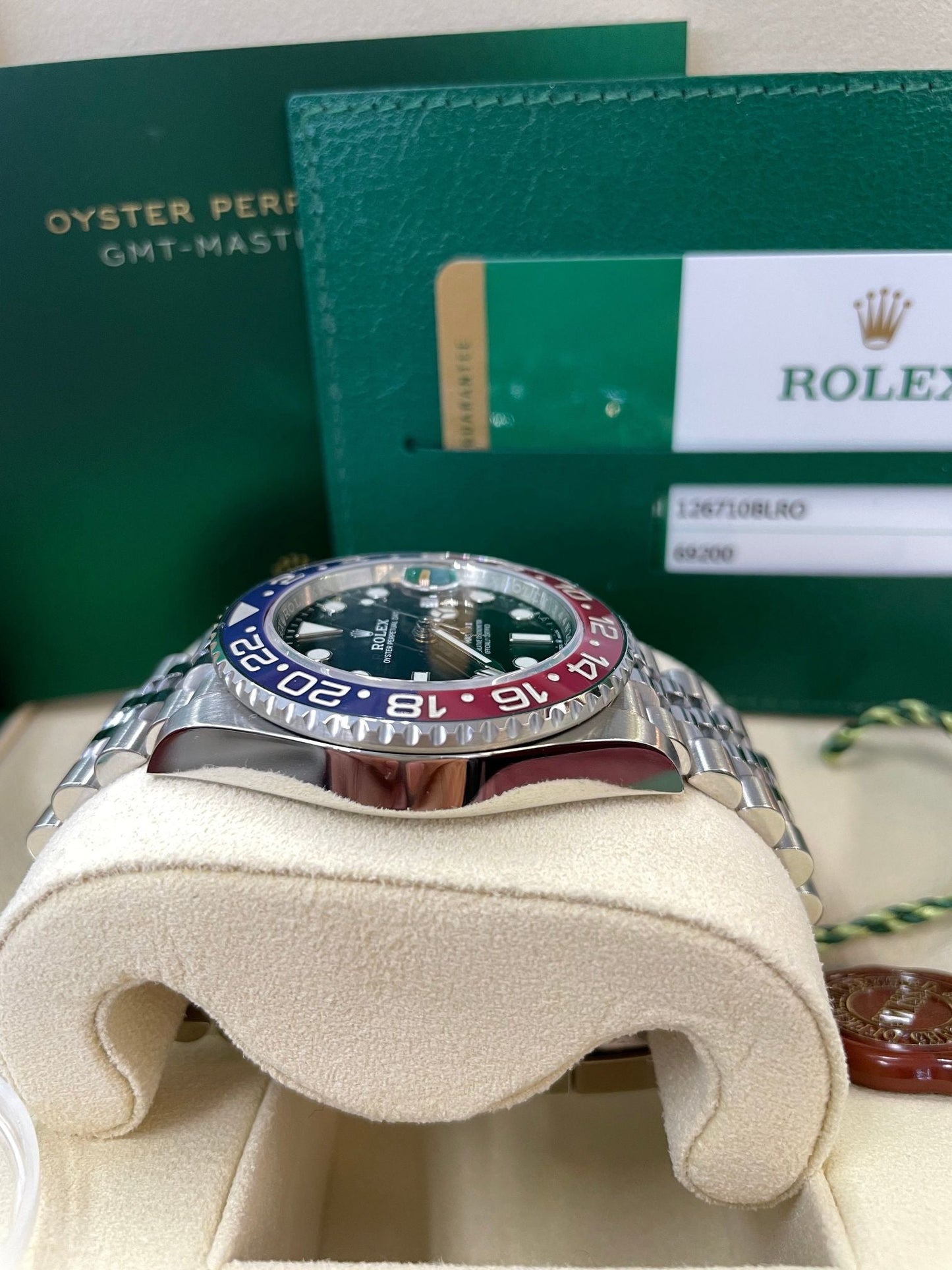 GMT-Master II Pepsi Blue Red Steel