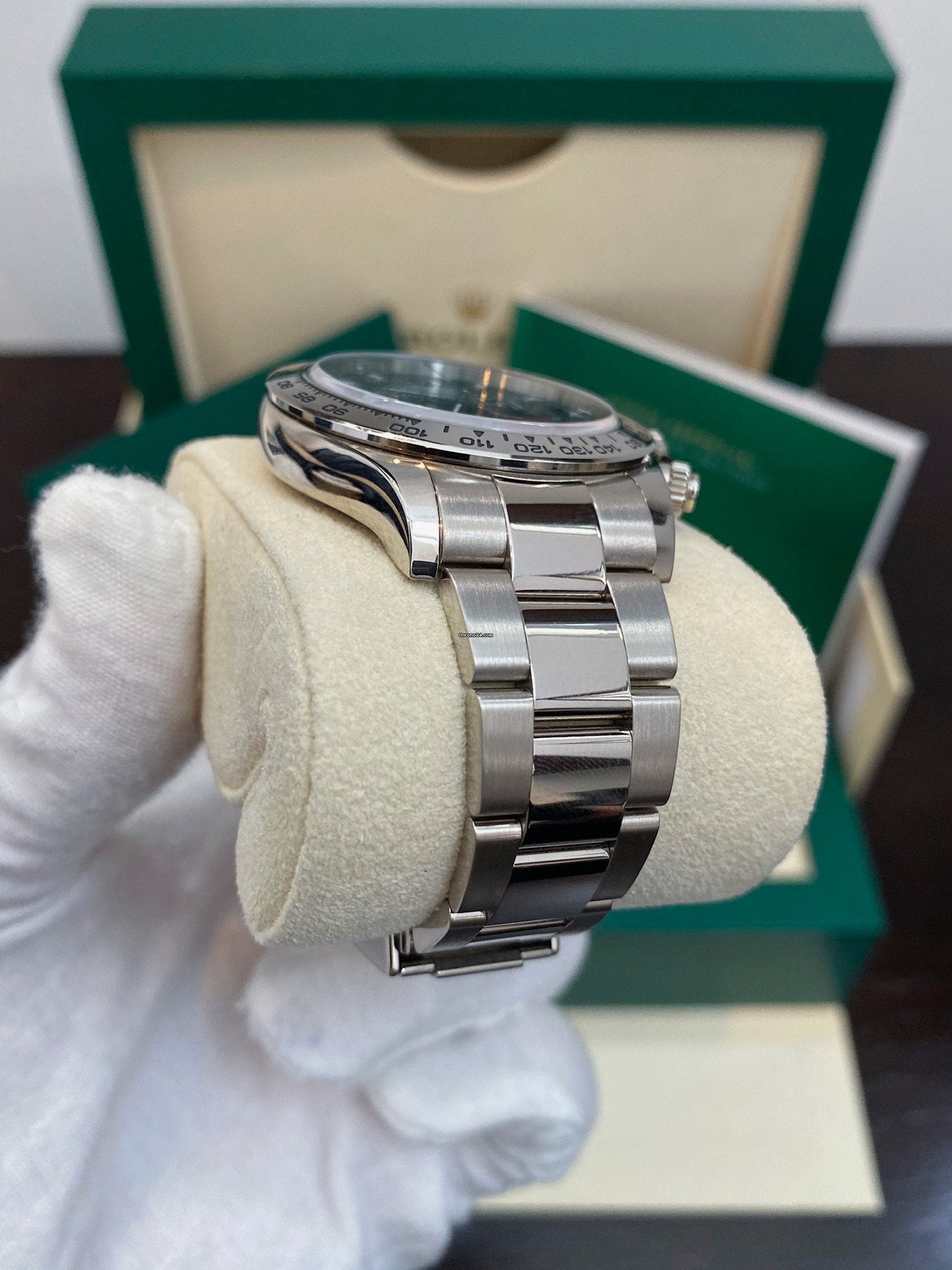 Daytona White Gold Blue Dial Ref. 116509