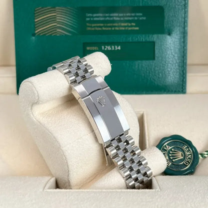 Datejust 41 Black Stick Dial Oyster Steel