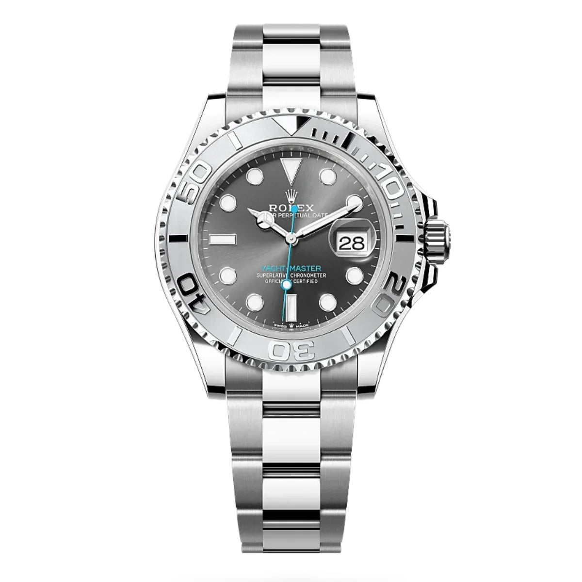 Yacht-Master Platinum Rhodium Dial Oyster Steel