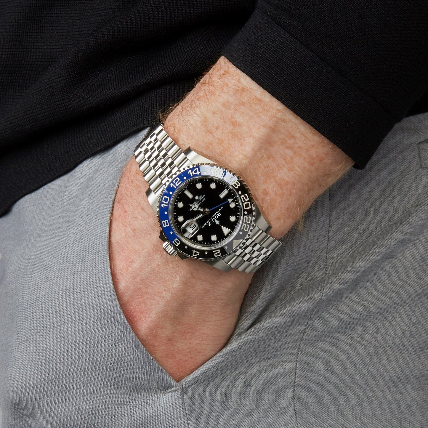 GMT-Master II Batman Black Blue Ceramic