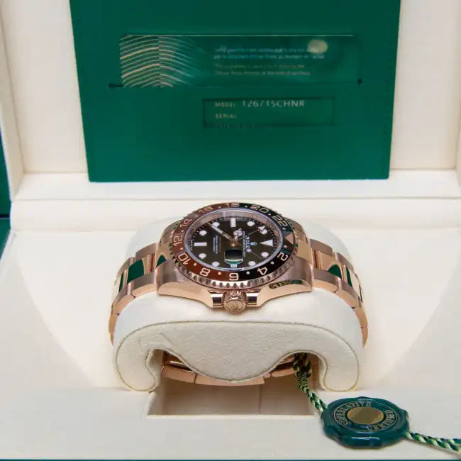 GMT-Master II Rootbeer Everose Gold Oyster