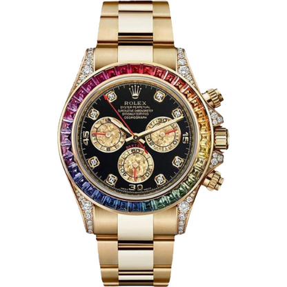 Daytona Rainbow Gold Bezel