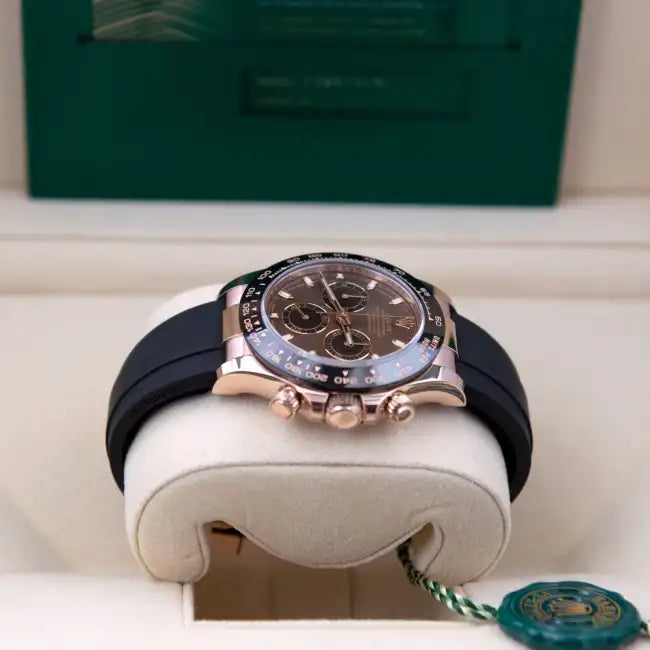 Daytona Rose Gold Chocolate Dial Black Ceramic Bezel