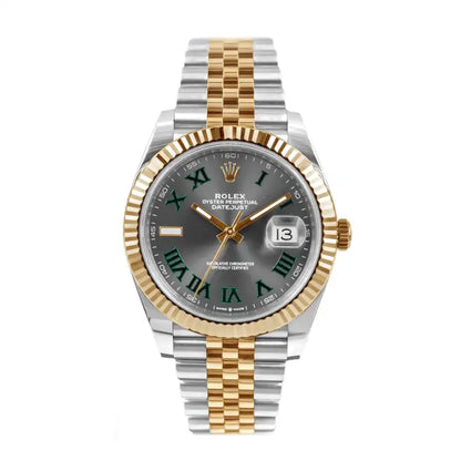 Datejust 41 Wimbledon Dial Two-Tone Jubilee