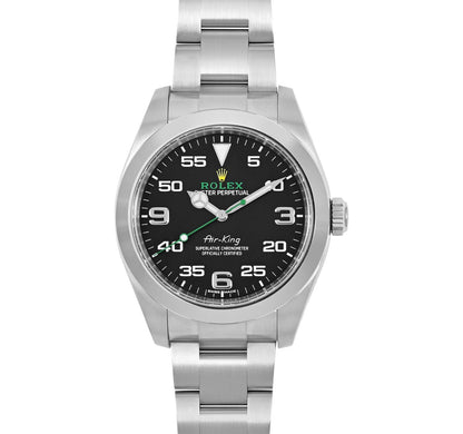 Air-King — Black Dial Steel