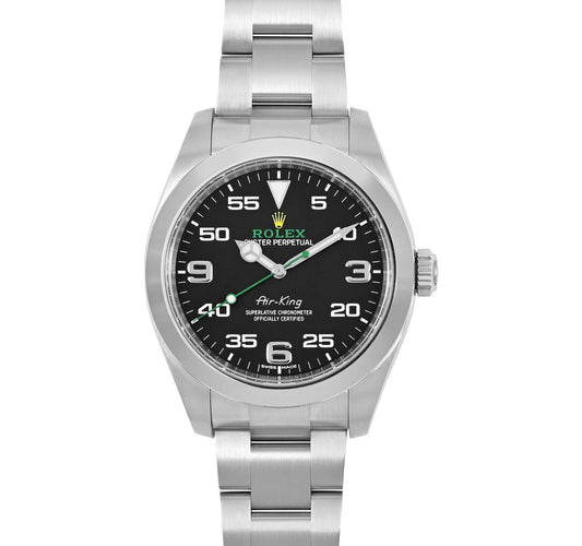 Air-King — Black Dial Steel
