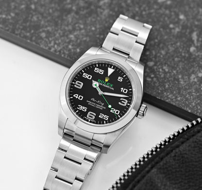Air-King — Black Dial Steel